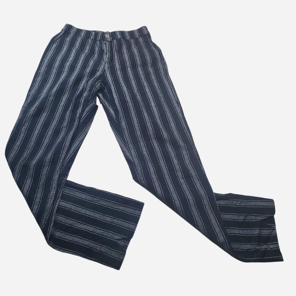Brandy Melville Pants Womens Black and Gray Stripe One Size Elastic Waist XS